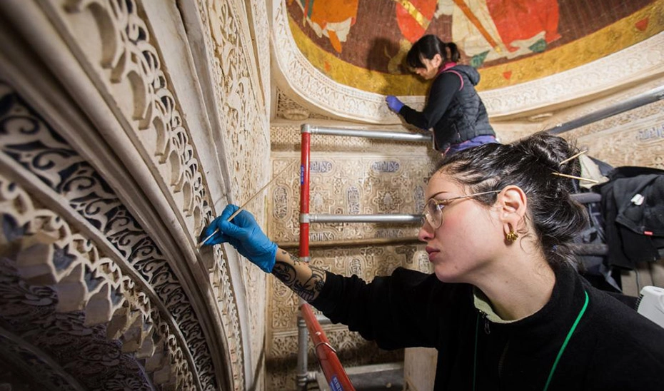 Imagen del artículo Una restauración de altura en la Alhambra