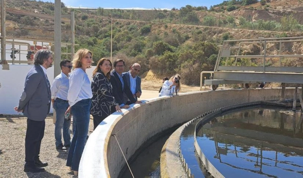 Imagen del artículo Crespo realiza una visita técnica a la EDAR de Balerma, que proporcionará aguas regeneradas a los regantes