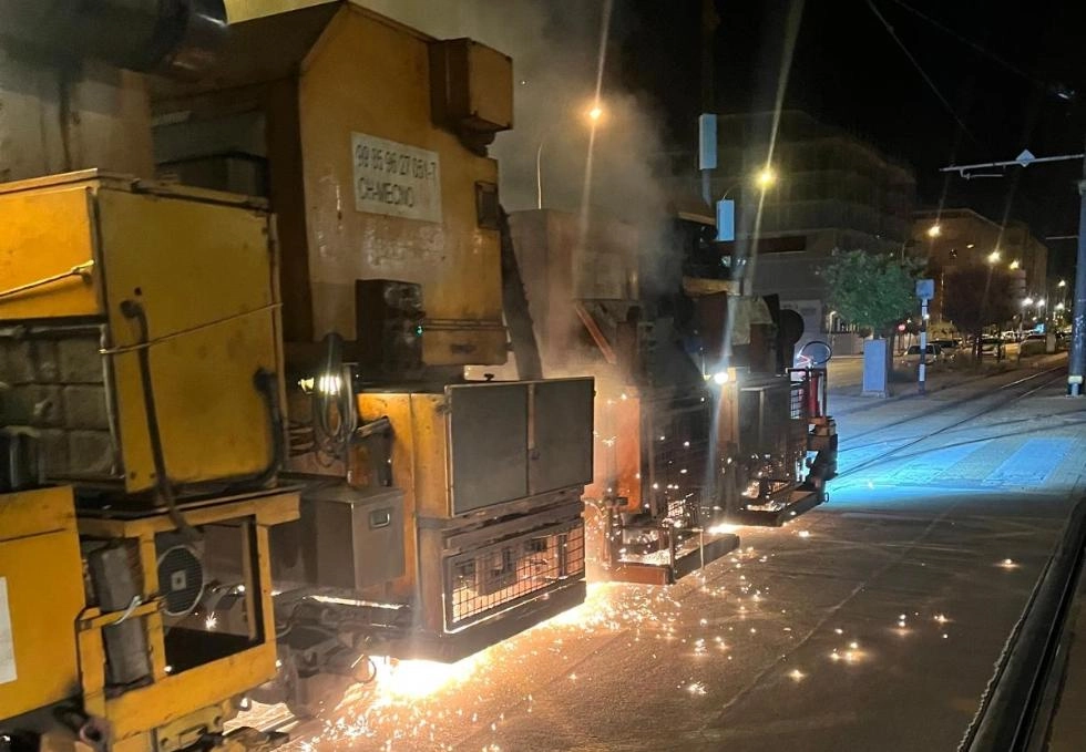 Imagen del artículo FGV realiza trabajos de mantenimiento de vía en diferentes tramos de las Líneas 4 y 6 del tranvía de Metrovalencia