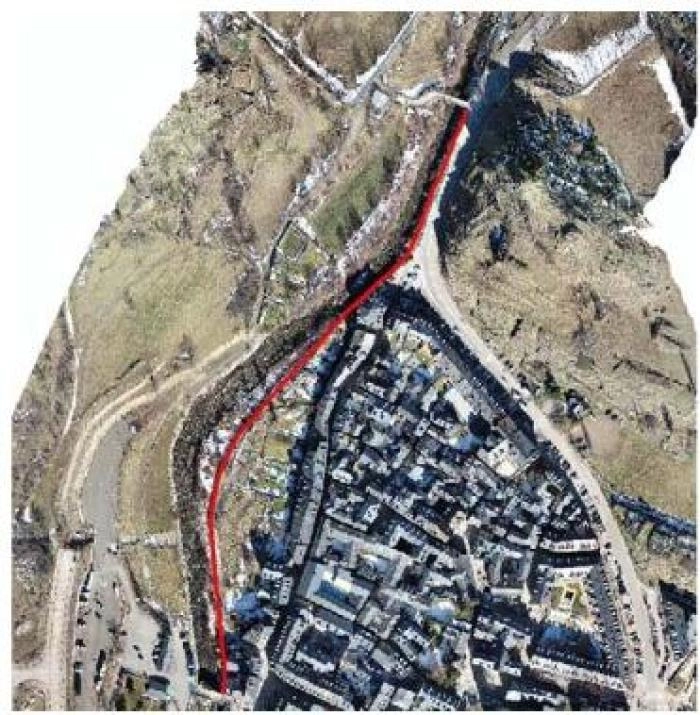 Imagen del artículo El IAA licita las obras de un muro de defensa frente a inundaciones en Benasque por más de 1,3 millones de euros