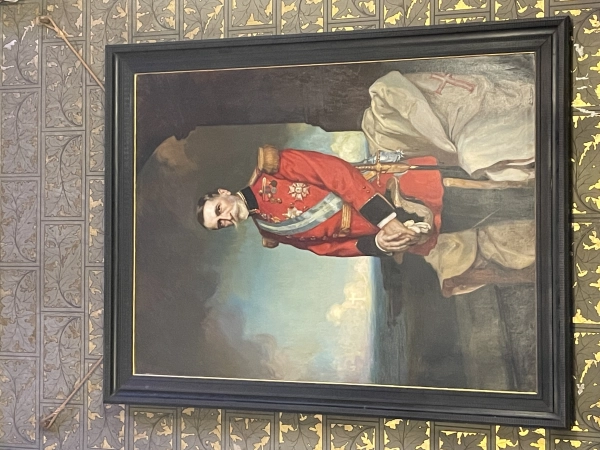 Imagen del artículo Cultura exhibe el retrato de Claudio López Bru realizado por el pintor Álvarez de Sotomayor en el salón del trono del palacio de Sobrellano