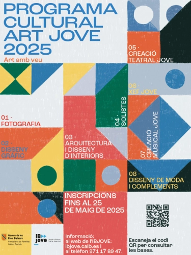 Imagen del artículo El Instituto Balear de la Juventud convoca los premios Art Jove 2025 para jóvenes de 16 a 35 años