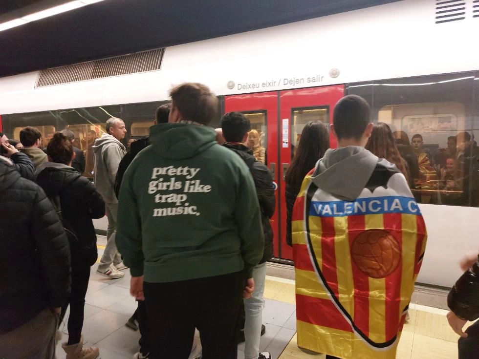 Imagen del artículo Metrovalencia facilita la movilidad al estadio de Mestalla por el partido del viernes entre el Valencia CF y el Sevilla FC