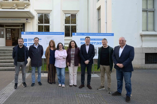 Imagen del artículo Román Rodríguez anuncia a adxudicación do cambio de cuberta do Colexio Plurilingüe Álvaro Cunqueiro Mora de Mondoñedo por máis de 450.000€