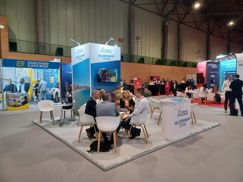 Image 2 of article Turisme busca incrementar la conectividad aérea de la Comunitat Valenciana en la feria Routes Europe, con más de 20 reuniones y nuevas rutas en camino
