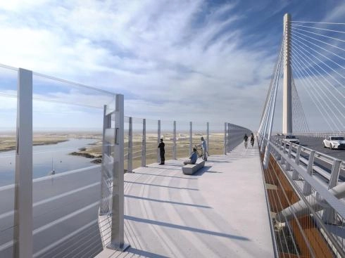 Image 1 of article Transportes adjudica por 3,1 millones de euros el diseño estructural del tramo central del puente sobre el Guadalquivir de la SE-40