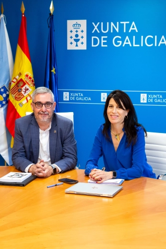 Image 2 of article A conselleira María M. Allegue mantén unha reunión co alcalde de Ames