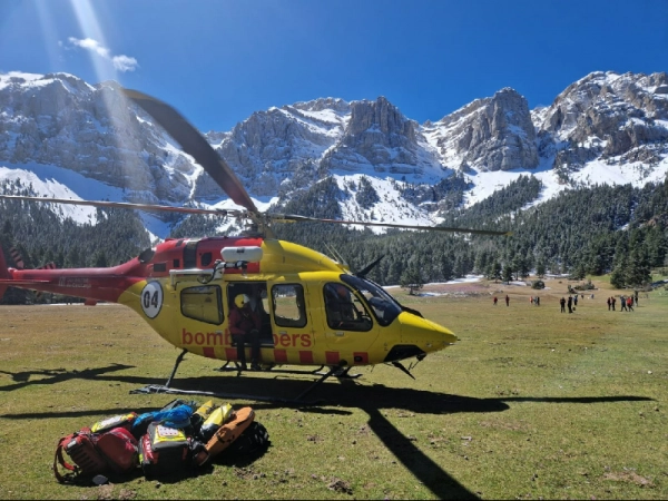 Imagen del artículo Els Bombers de la Generalitat han realitzat sis rescats, dues recerques i un guiatge al medi natural durant el dia d'avui