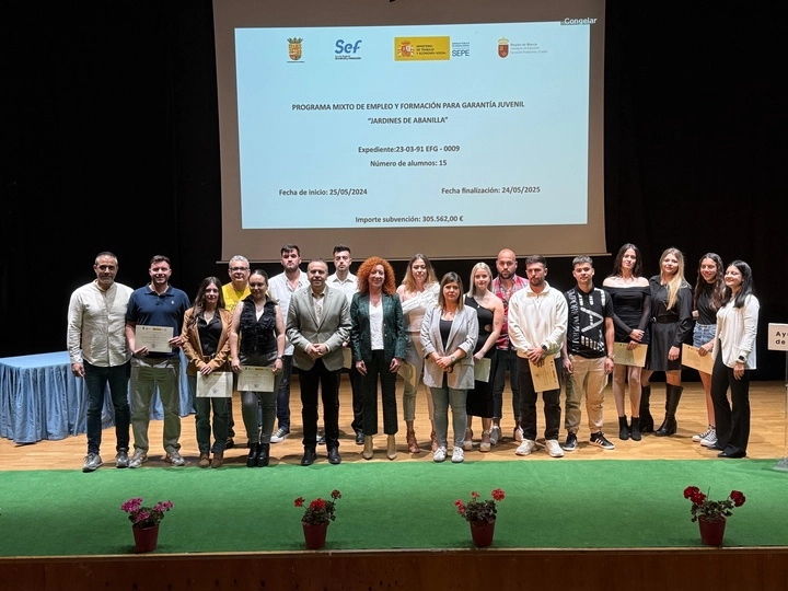 Imagen del artículo Jóvenes desempleados de Abanilla se acreditan para trabajar en jardinería