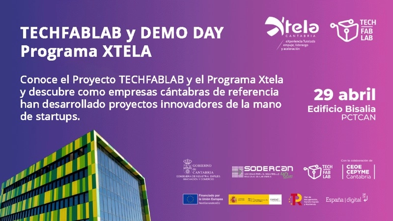 Imagen del artículo Industria celebra el día 29 el Demo Day del programa Xtela de aceleración empresarial e innovación abierta