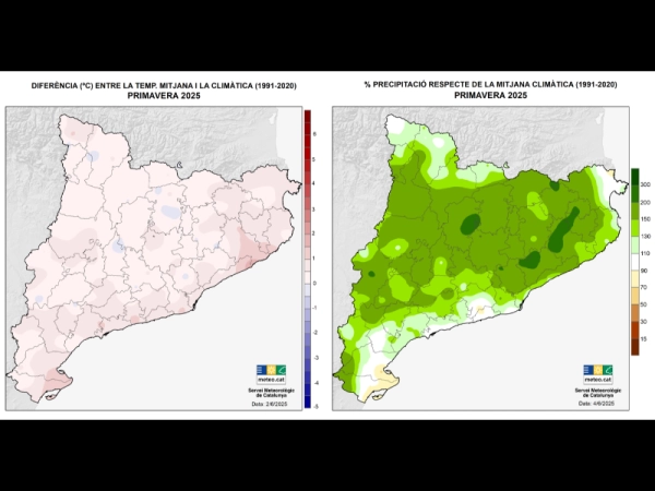 Imagen del artículo Catalunya ha viscut una de les primaveres més plujoses de les últimes dècades