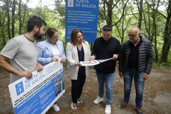 Imagen del artículo A Xunta finaliza os traballos de mellora e seguridade da ponte colgante de Soutomaior tras un investimento de máis de 65.000 €