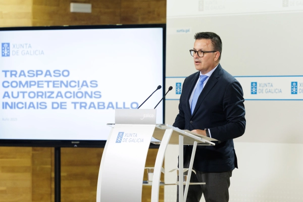 Imagen del artículo Rueda anuncia que a Xunta reclamará o traspaso das competencias executivas das autorizacións iniciais de traballo tras obter o aval do Consello Consultivo