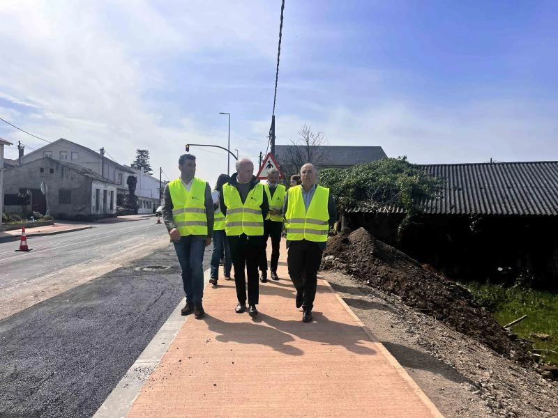 Imagen del artículo La Xunta afronta la fase final de la senda peatonal de la carretera PO-549 a su paso por Corón, en Vilanova de Arousa, con una inversión de 1,1 M€