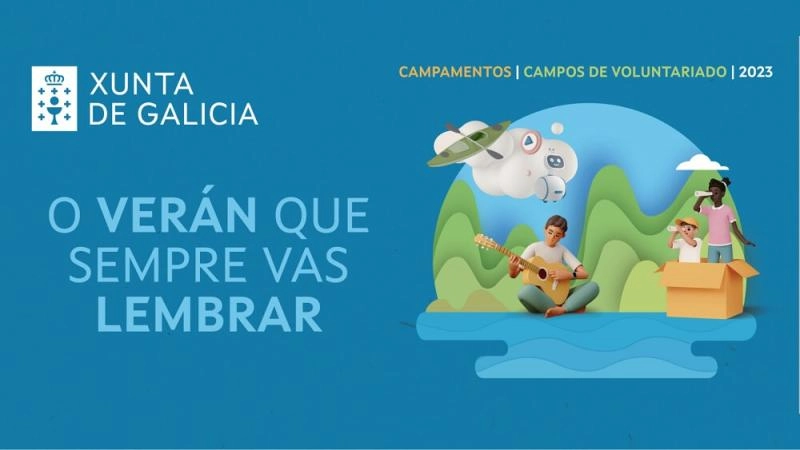 Imagen del artículo La Xunta abre mañana el período de solicitud de plaza en los campamentos y en los campos de voluntariado de la Campaña de Verano 2023