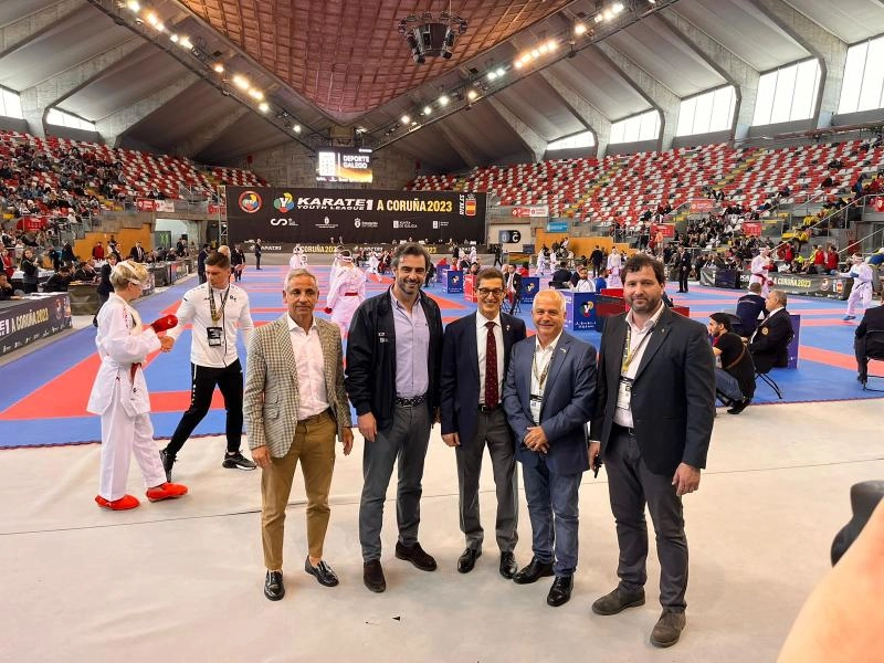 Imagen del artículo Diego Calvo destaca el potencial de Galicia para acoger competiciones mundiales como la Karate Youth League
