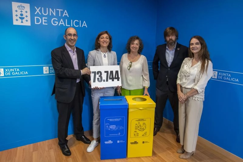 Imagen del artículo El reciclaje de envases ligeros y de papel-cartón en Galicia creció un 6 % en 2022, según datos de Ecoembes