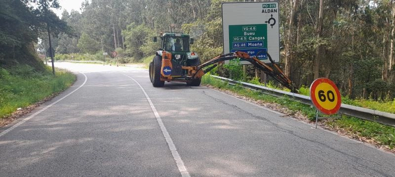 Imagen del artículo La Xunta iniciará esta semana nuevos trabajos de limpieza en los márgenes de la carretera AC-549 al paso por el Ayuntamiento de Noia