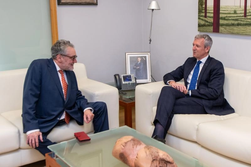 Imagen del artículo Rueda se reúne con el conselleiro maior del Consello de Contas de Galicia