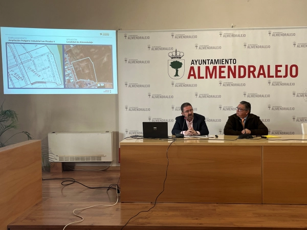 Imagen del artículo El nuevo polígono industrial de Almendralejo contará con 120.000 metros cuadrados en primera la fase con una inversión de 5,3 millones de euros