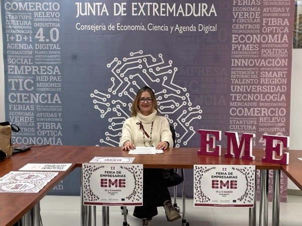 Imagen del artículo La II Feria de Empresarias EME se celebra los días 10 y 11 de marzo en FEVAL con la presencia de más de 100 empresas de Extremadura