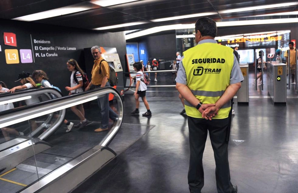 Imagen del artículo La Generalitat licita los servicios de vigilancia de Metrovalencia y TRAM d'Alacant