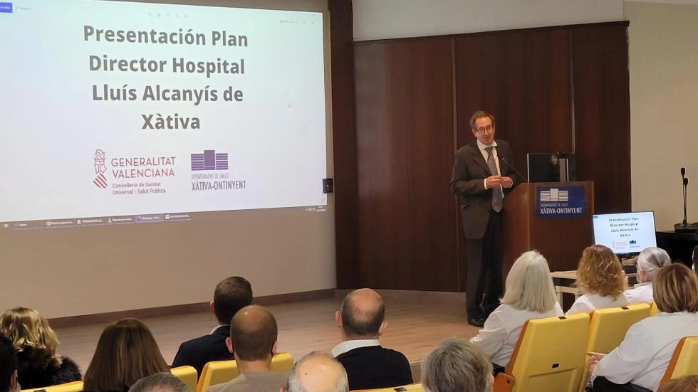 Imagen del artículo Miguel Mínguez presenta la reforma y ampliación del Hospital de Xàtiva que aumentará un 27 % su superficie y alcanzará casi las 300 camas