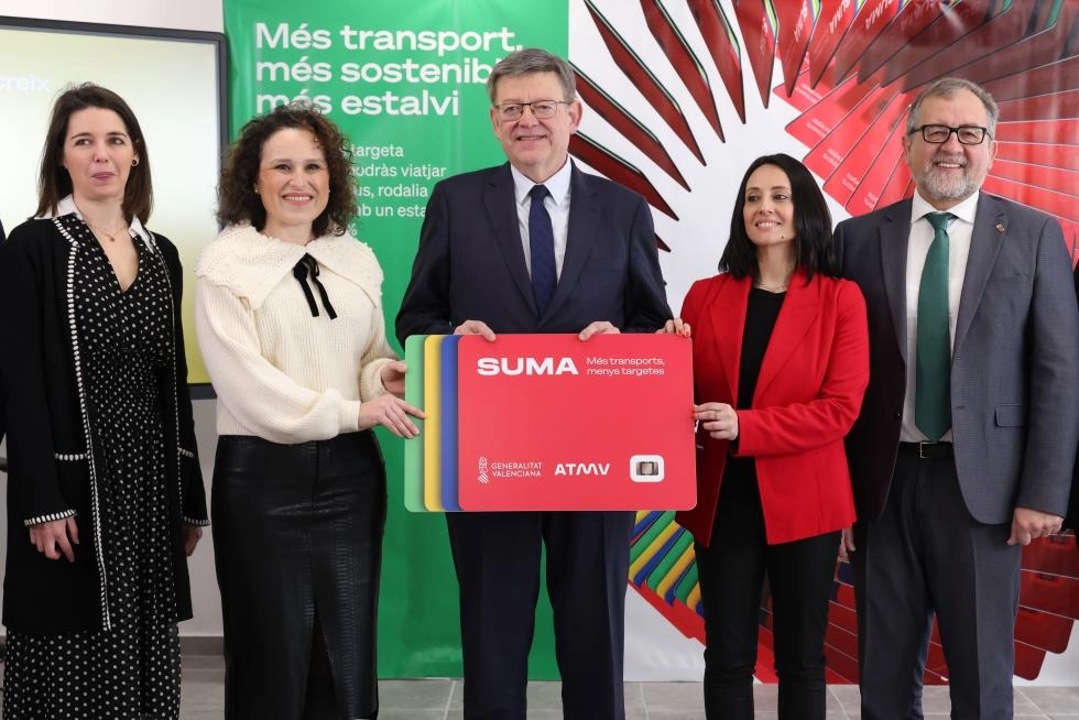 Imagen del artículo Ximo Puig anuncia la ampliación de la tarjeta SUMA a todo el ámbito de Cercanías de Renfe para Castellón y Valencia