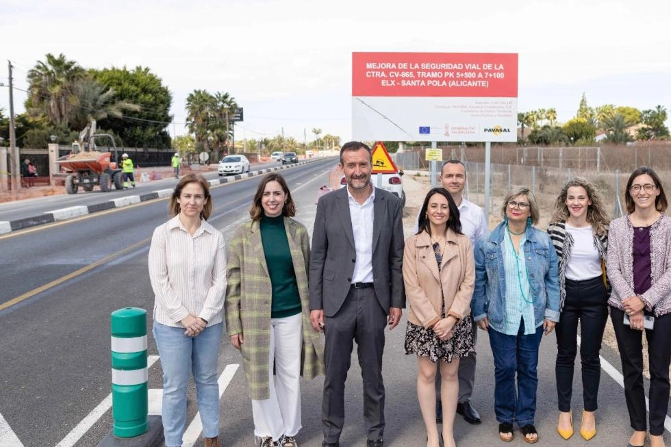 Imagen del artículo La Generalitat invierte más de 16 millones de euros para mejorar la seguridad vial en la carretera entre Elche y Santa Pola
