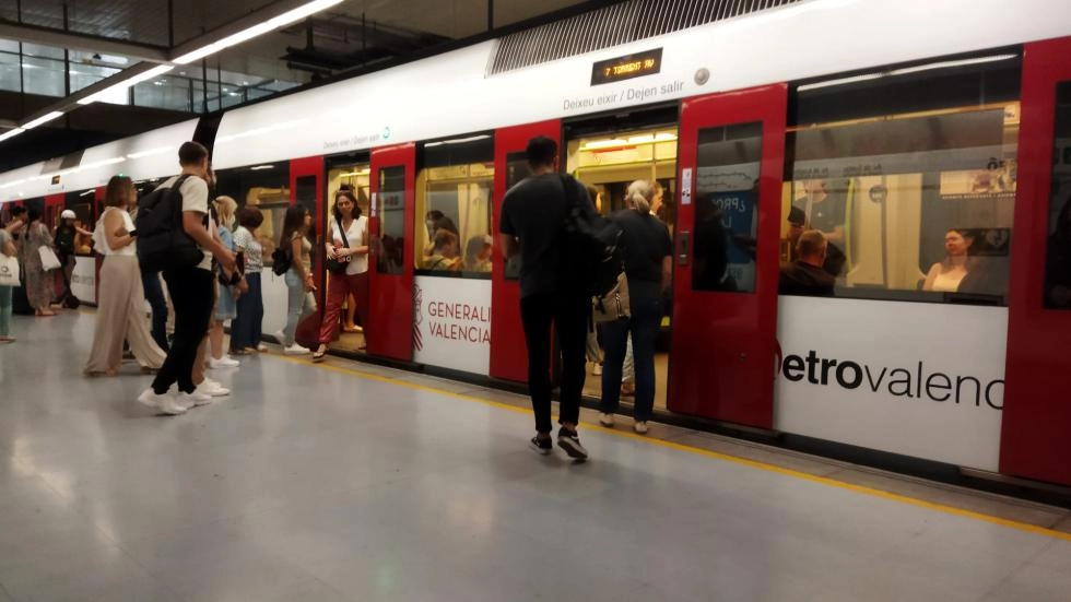 Imagen del artículo La Generalitat facilitó la movilidad de 7,6 millones de personas usuarias en Metrovalencia en junio