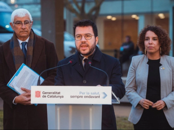 Imagen del artículo President Aragonès: El Campus de Salut de Girona és un projecte molt ambiciós