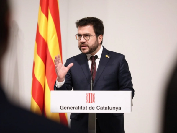 Imagen del artículo El president Aragonès durant la recepció del MWC: A Catalunya trobareu els millors aliats per fer realitat els vostres projectes