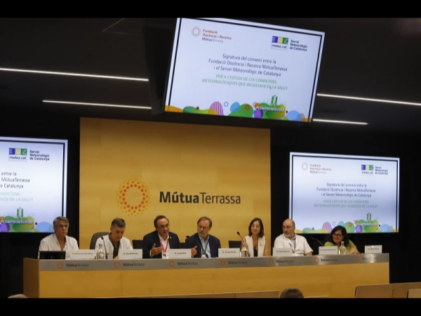 Imagen del artículo El Servei Meteorològic de Catalunya i MútuaTerrassa col·laboren per estudiar l'impacte del canvi climàtic en la salut de les persones