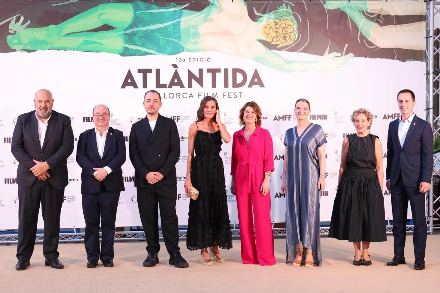 Imagen del artículo Imágenes de la presidenta Prohens durante el acto de clausura de la 13ª edición de la Atlàntida Mallorca Film Fest 2023