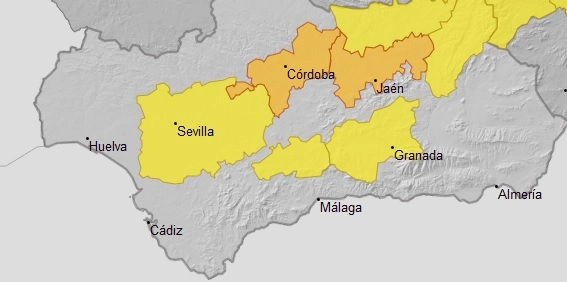 Imagen del artículo La Campiña cordobesa y el Valle del Guadalquivir en Jaén vuelven a estar en aviso naranja por altas temperaturas