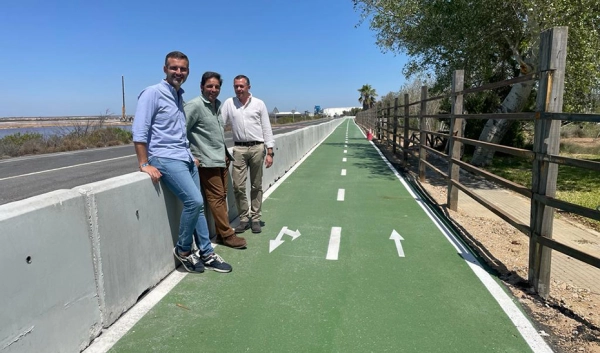 Imagen del artículo Más del 90% de ejecución en las obras del carril bici que conecta Huelva con las Marismas del Odiel