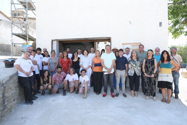 Imagen del artículo La consejera Maeztu inaugura el espacio rural comunitario Aldaia, en el Valle de Guesálaz