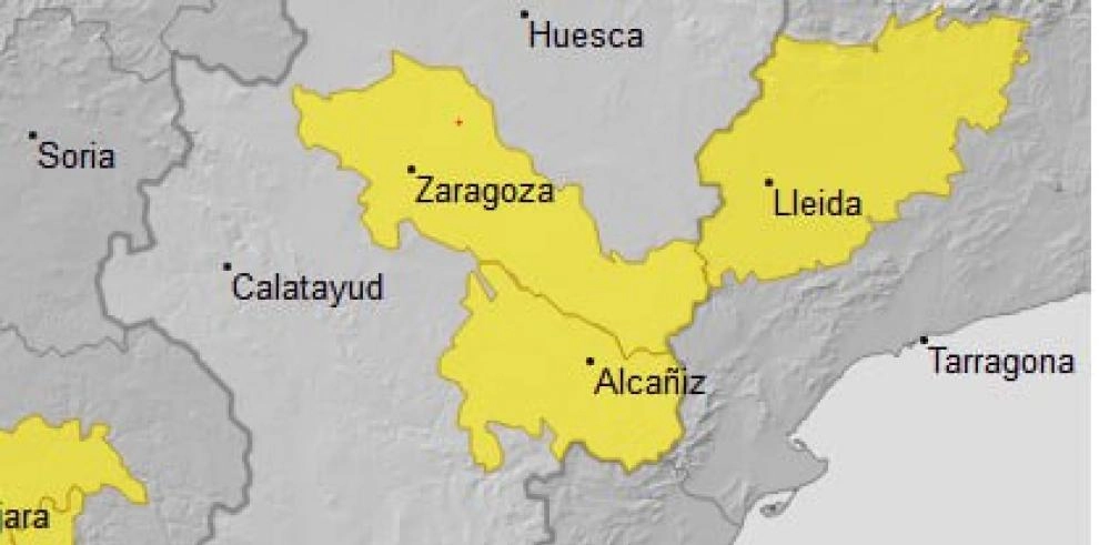 Imagen del artículo Ampliación del aviso amarillo por temperaturas máximas para hoy en la Ribera del Ebro y el Bajo Aragón  
