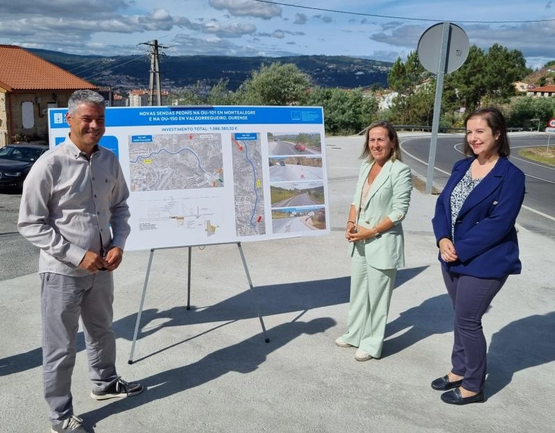 Imagen del artículo La Xunta avanza en el impulso de la movilidad sostenible en Ourense con el final de dos sendas en Montealegre y Valdorregueiro en las que invirtió 1,6 M€