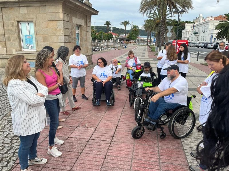 Imagen del artículo Martina Aneiros recorre con la asociación ASCM un tramo de la peregrinación inclusiva a Santo André de Teixido