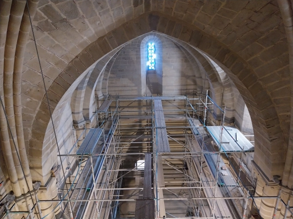 Imagen del artículo Abierta la inscripción para visitar las obras de restauración de la iglesia del monasterio de La Oliva