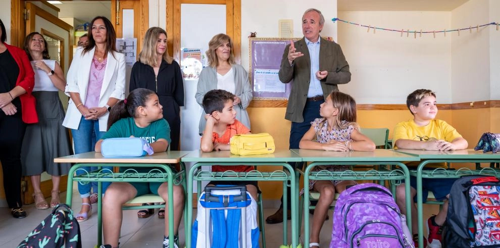 Imagen del artículo Arranca el curso escolar en Aragón para más de 156.000 alumnos de Infantil, Primaria y Secundaria