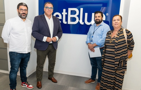 Imagen del artículo La Junta explora con la aerolínea JetBlue la mejora de las conexiones directas de Andalucía con EE.UU.