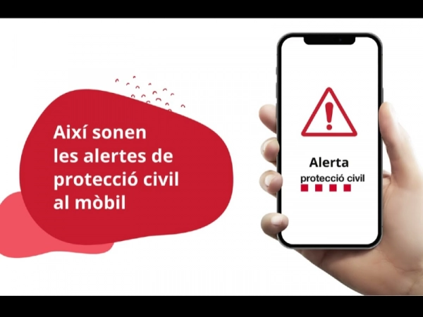 Imagen del artículo Protecció Civil farà una prova del sistema d'alertes als mòbils a l'àrea de Barcelona el pròxim dijous 14