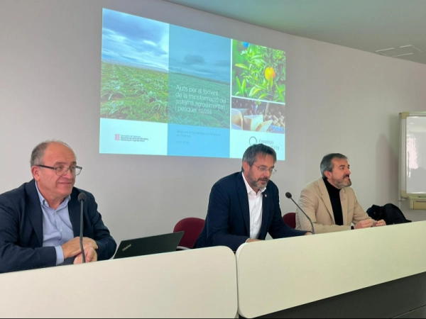 Imagen del artículo El Departament d'Acció Climàtica presenta al sector agroalimentari les noves línies d'ajuts de l'Estratègia Alimentària dotades amb 10 milions a Vilafranca del Penedès