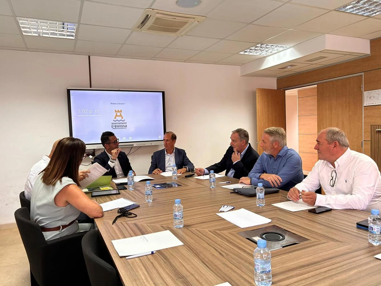 Imagen del artículo El conseller del Mar y del Ciclo del Agua se reúne con el alcalde del Ayuntamiento de Eivissa