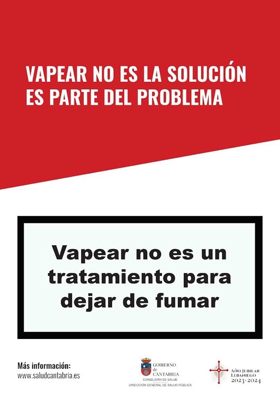 Imagen del artículo Salud lanza mañana una campaña para alertar sobre los riesgos del vapeo, que puede crear adicción, contiene sustancias tóxicas e incentiva el consumo de tabaco