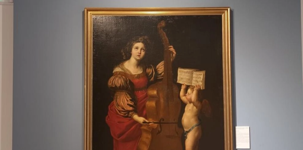 Imagen del artículo El Museo de Huesca exhibe un lienzo de Santa Cecilia como Obra Destacada 