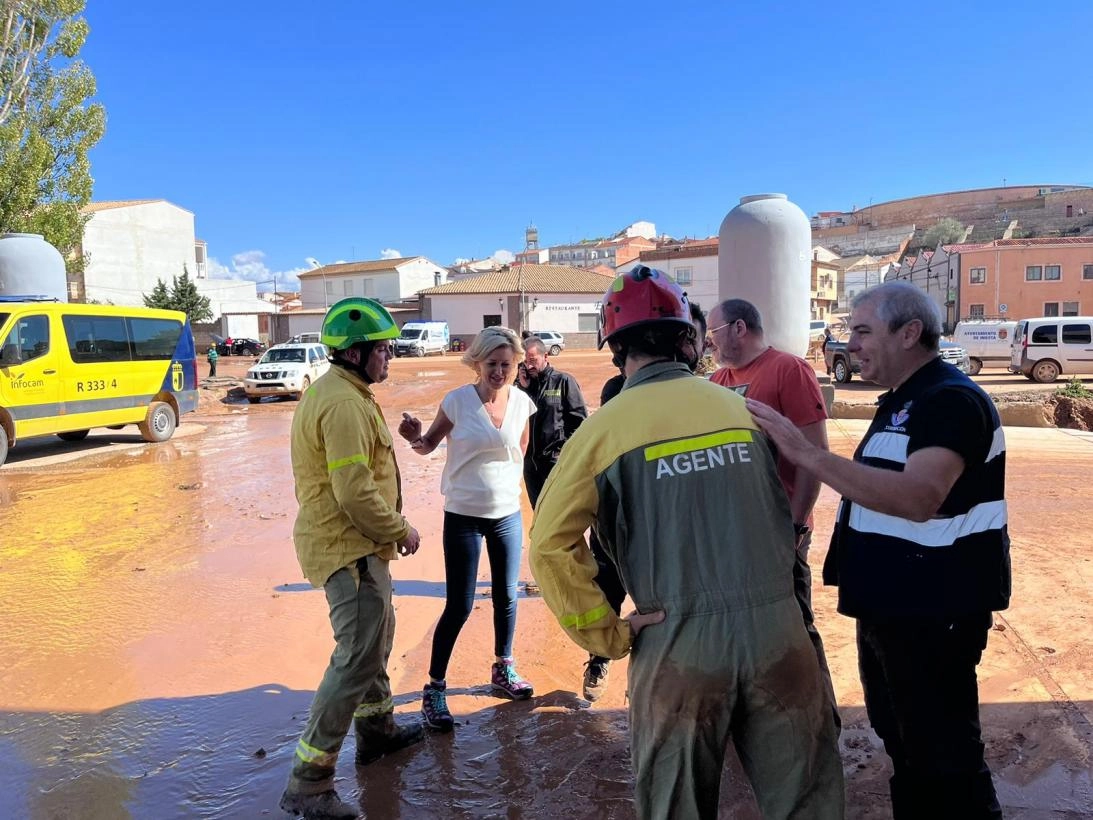 Imagen del artículo El Gobierno regional moviliza al INFOCAM para colaborar con las labores de limpieza en Iniesta