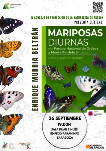 Image 1 of article El Consejo de Protección de la Naturaleza presenta una guía con más de 160 especies de mariposas del Parque Nacional de Ordesa y Monte Perdido